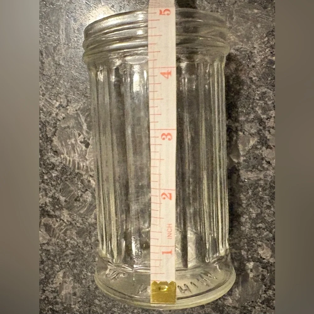 Vintage Kitchen - Fluted Coffee & Tea Sugar Dispenser With Aluminum Top
